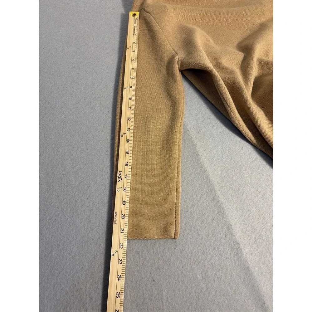 J. CREW Schoolboy Cotton Knit Sweater Blazer Jacket Size XS Tan Academia Preppy